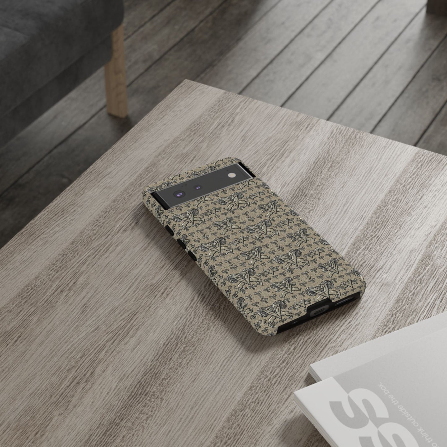 Tough Cases, Aries, Zodiac, Metal Pattern