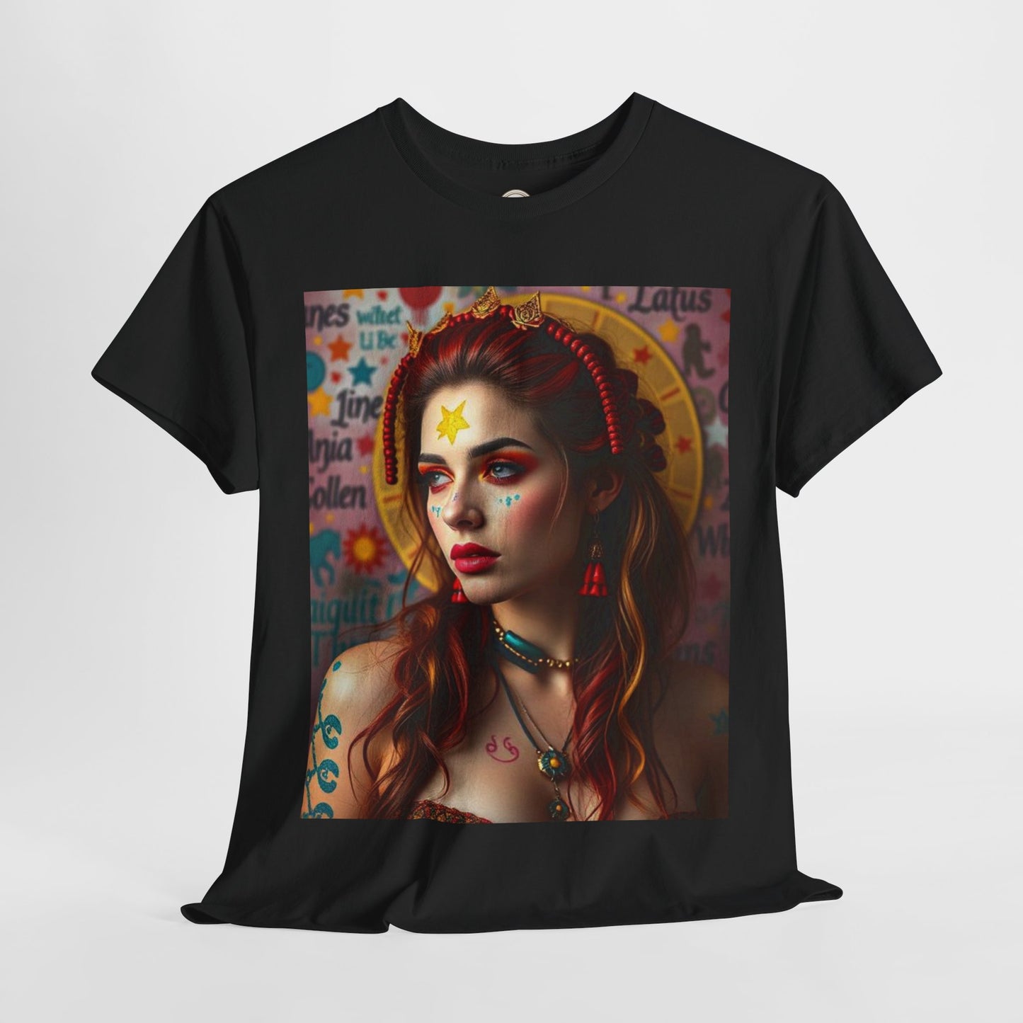 Unisex Heavy Cotton T-Shirt, Sagittarius, Zodiac, Sexy Art