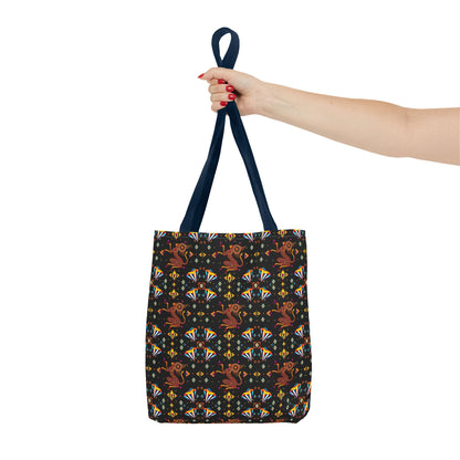 Tote Bag (AOP), Virgo, Zodiac, Jewel Pattern