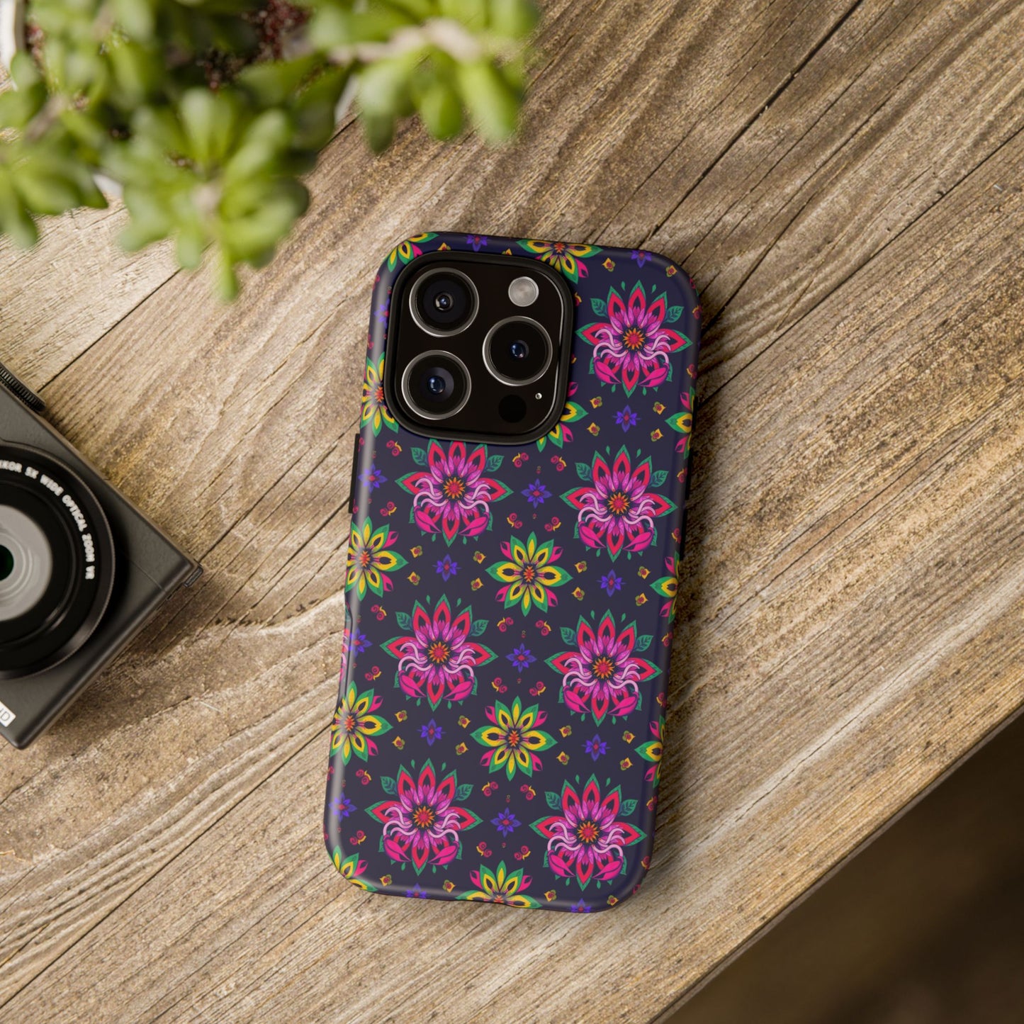 Tough Cases, Scorpio, Zodiac v4, Flower Pattern