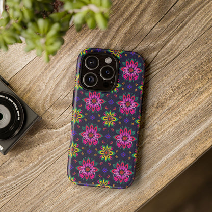 Tough Cases, Scorpio, Zodiac v4, Flower Pattern
