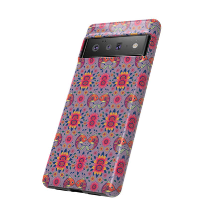 Tough Cases, Pisces, Zodiac v3, Flower Pattern