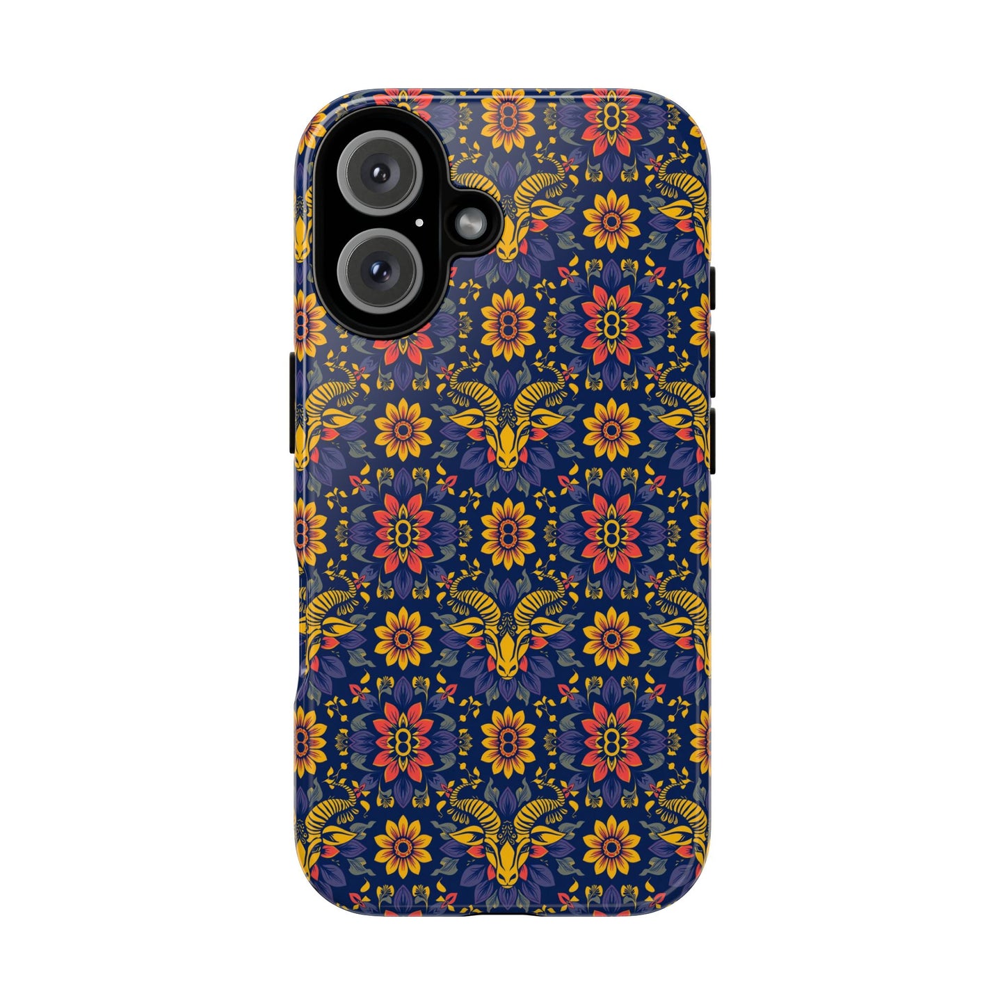 Tough Cases, Taurus, Zodiac v3, Flower Pattern