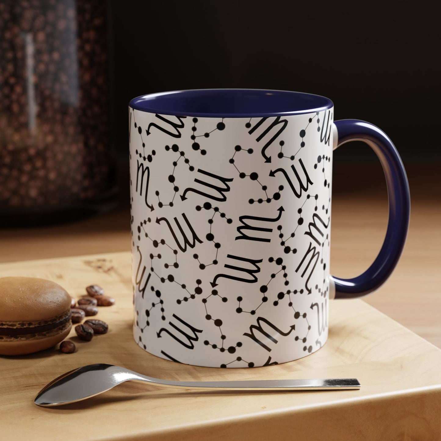 Accent Coffee Mug with the Scorpio sign (11, 15oz)