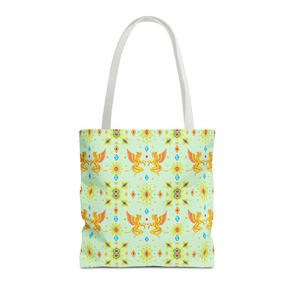 Tote Bag (AOP), Gemini, Zodiac v1, Jewel Pattern