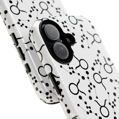 Tough Cases with the Taurus Zodiac sign for iPhone, Samsung Galaxy, and Google Pixel devices