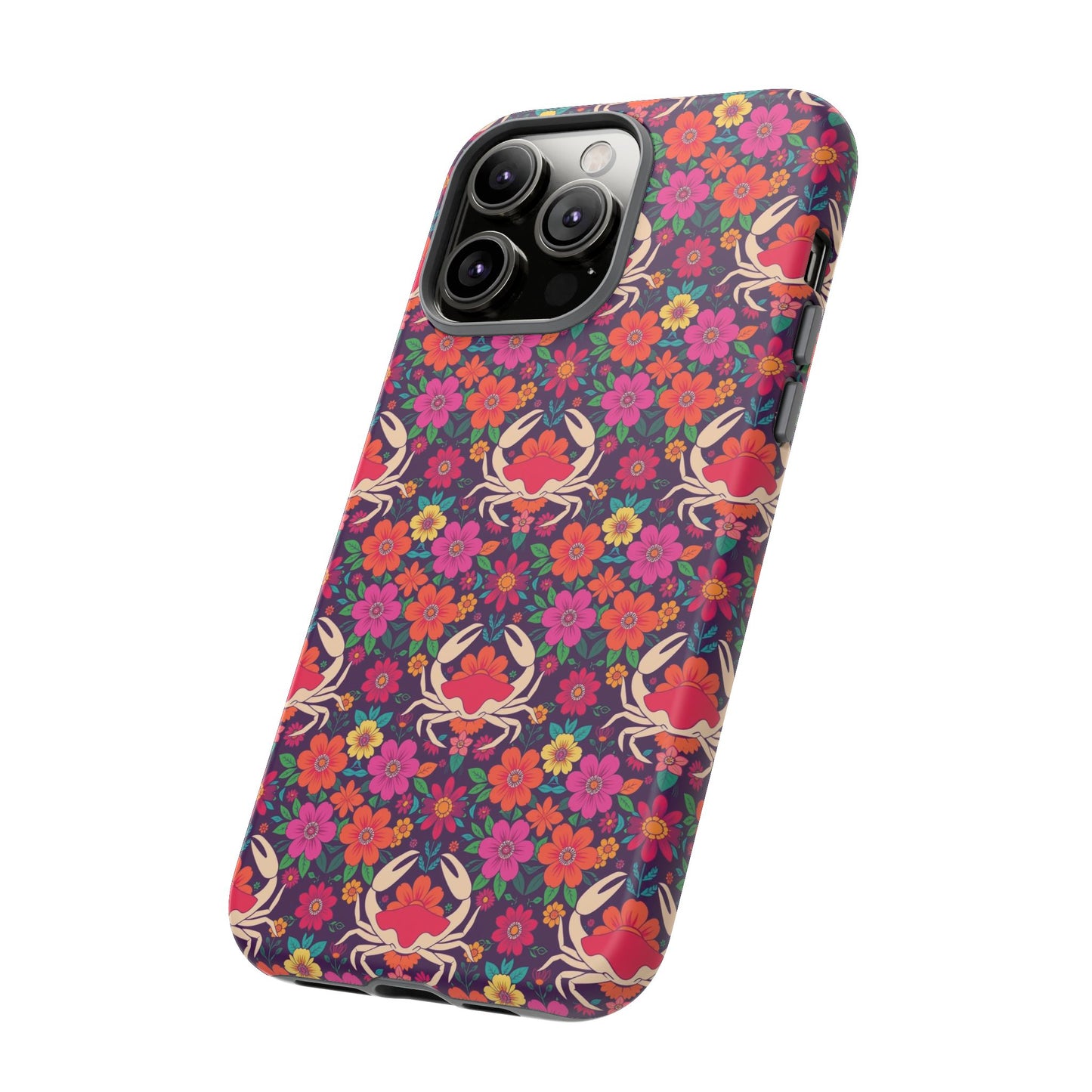 Tough Cases, Cancer, Zodiac v1, Flower Pattern