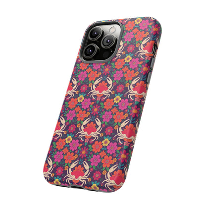 Tough Cases, Cancer, Zodiac v1, Flower Pattern