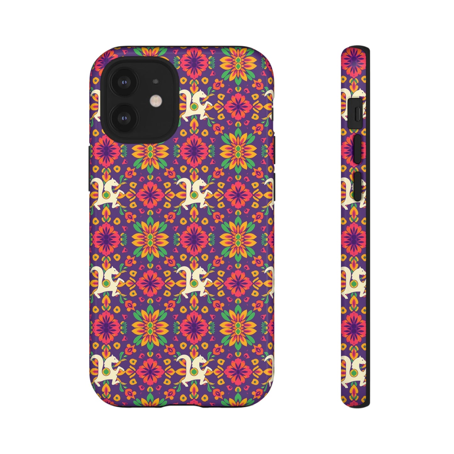 Tough Cases, Aquarius, Zodiac v1, Flower Pattern