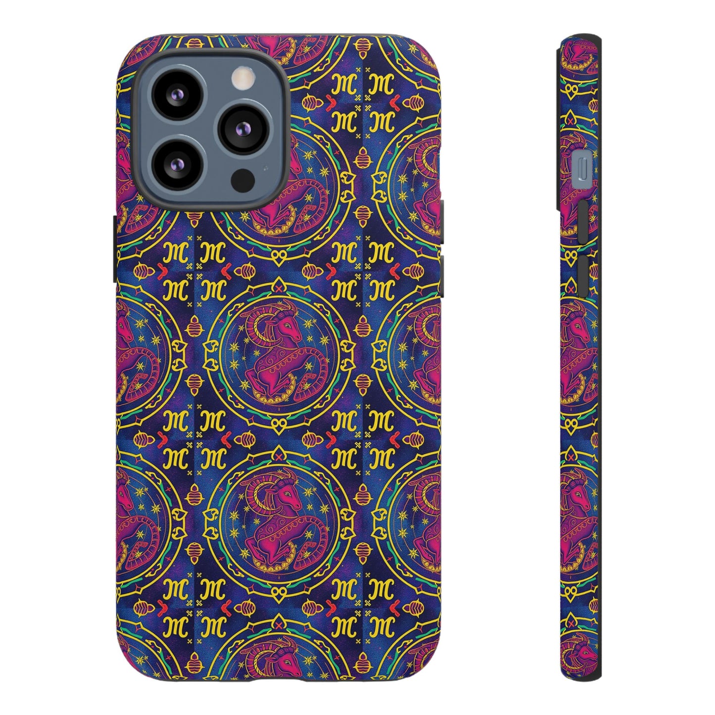 Tough Cases, Capricorn, Zodiac, Metal Pattern