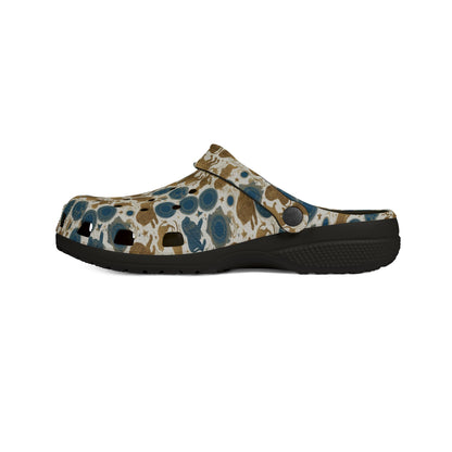 EVA Foam Rubber Shoes, (AOP), Leo, Zodiac, Pattern