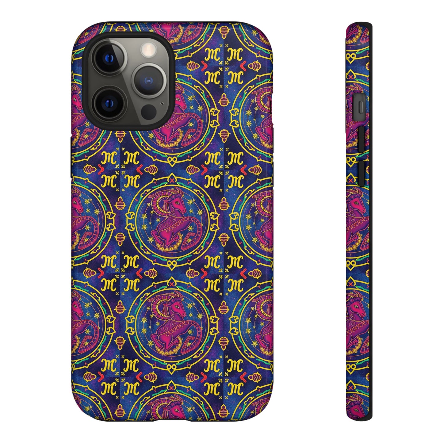 Tough Cases, Capricorn, Zodiac, Metal Pattern