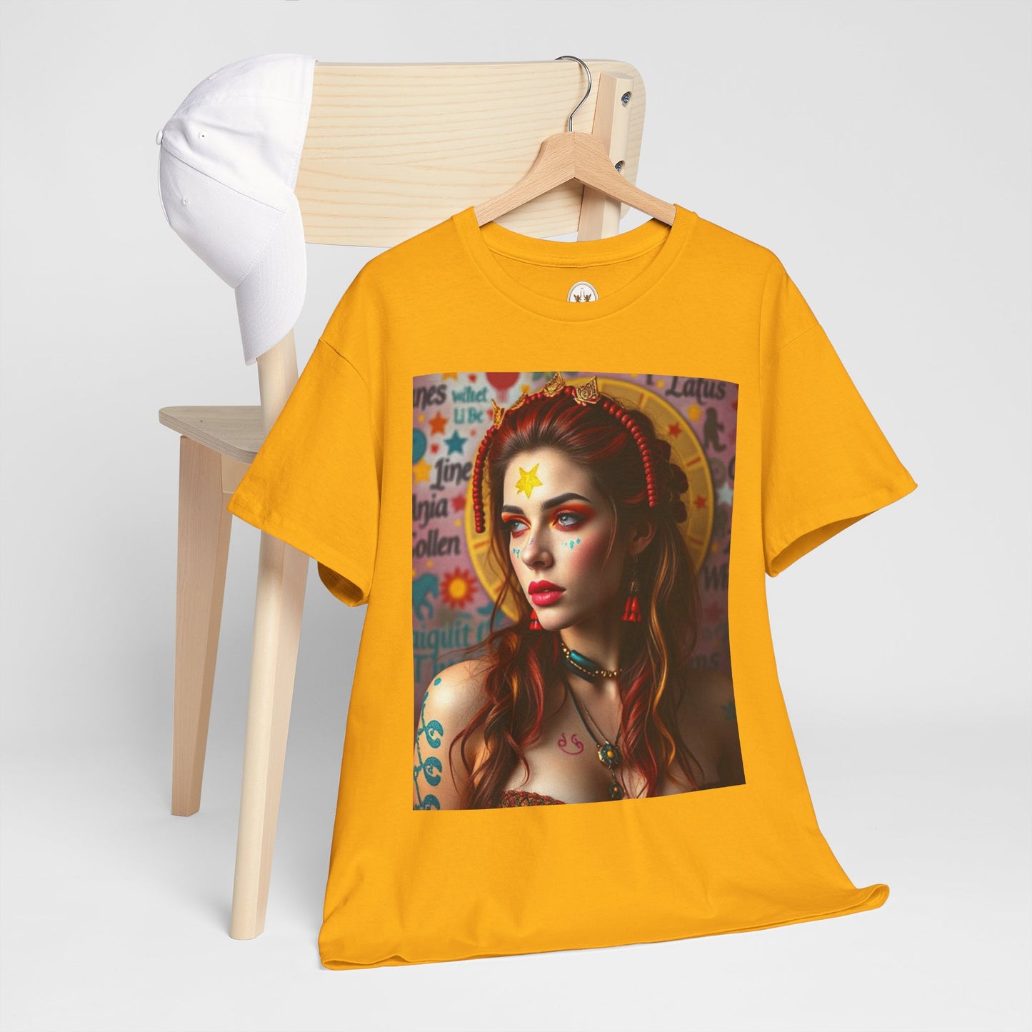 Unisex Heavy Cotton T-Shirt, Sagittarius, Zodiac, Sexy Art