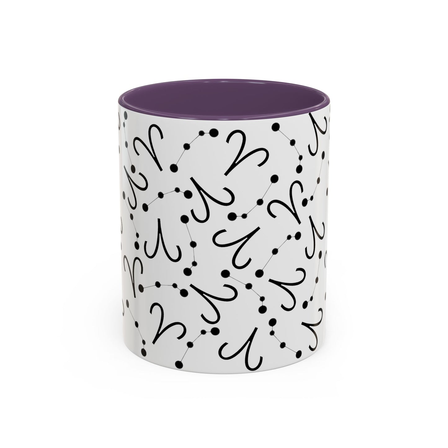 Accent Coffee Mug with the Aries sign (11, 15oz)