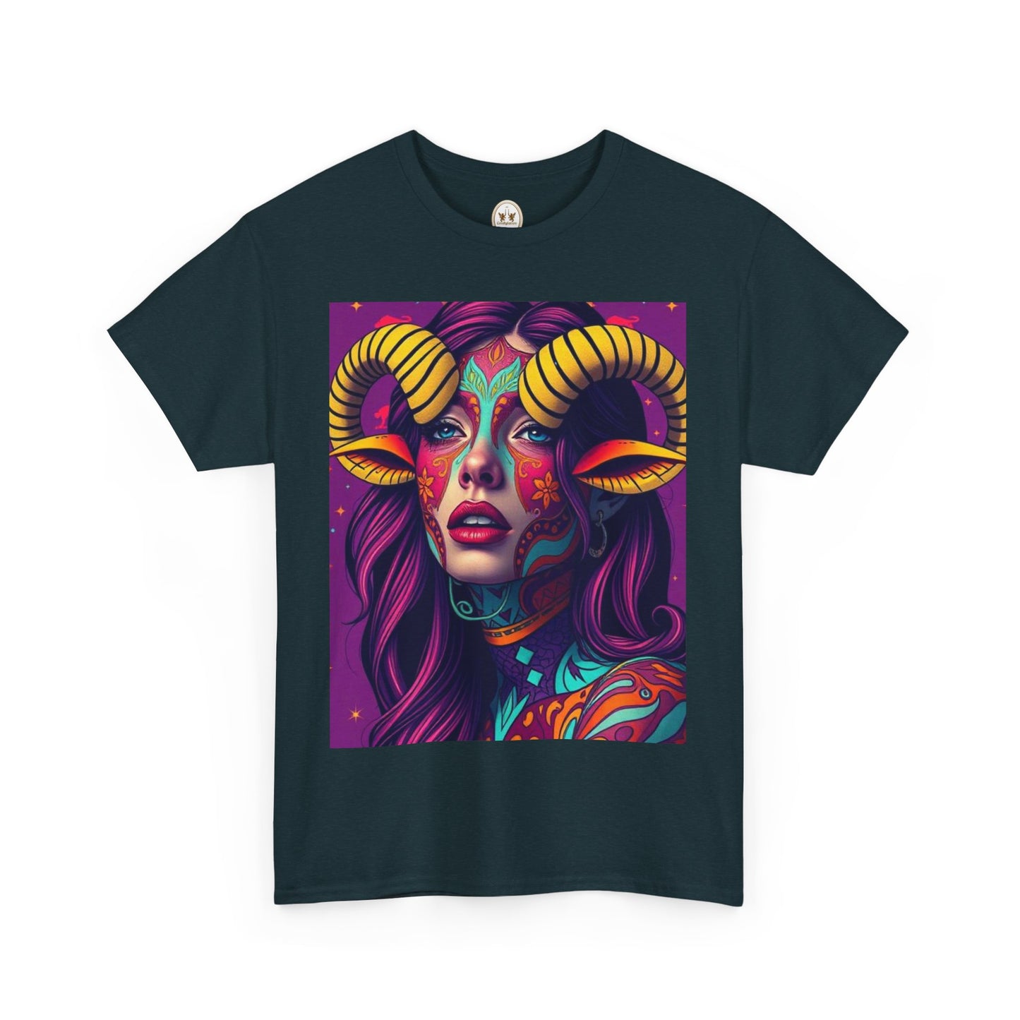 Unisex Heavy Cotton T-Shirt, Taurus, Zodiac v2, Sexy Art