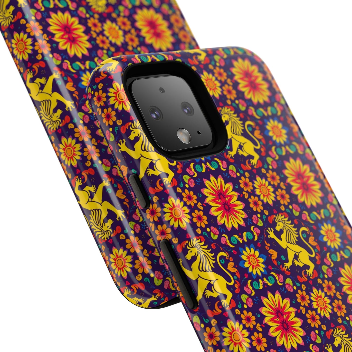 Tough Cases, Leo, Zodiac, Flower Pattern