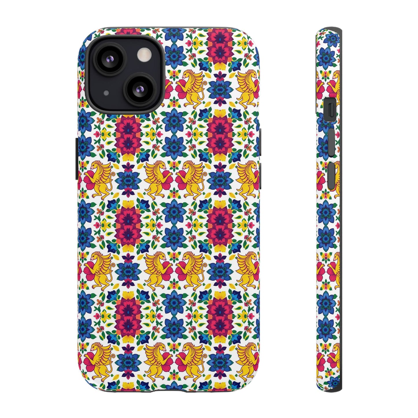 Tough Cases, Gemini, Zodiac, Flower Pattern