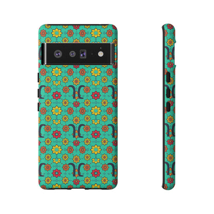 Tough Cases, Aquarius, Zodiac v2, Flower Pattern