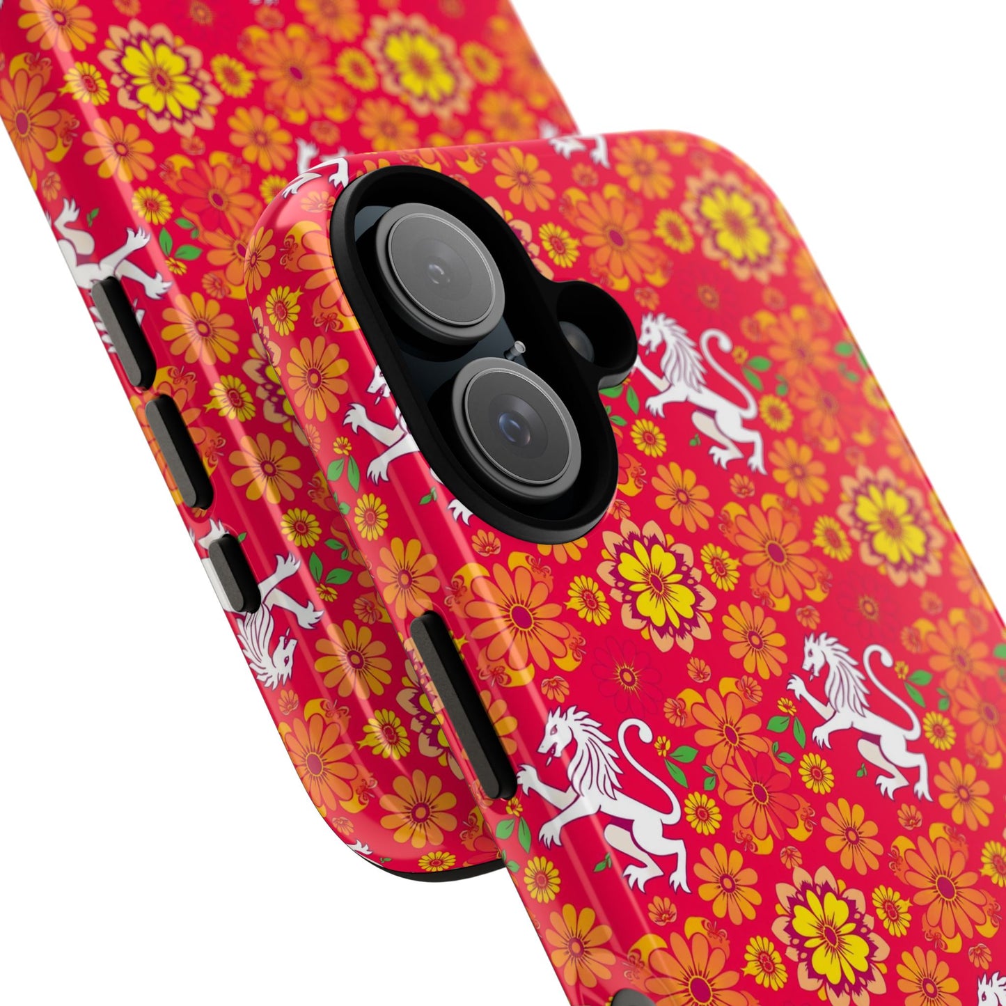 Tough Cases, Leo, Zodiac v4, Flower Pattern