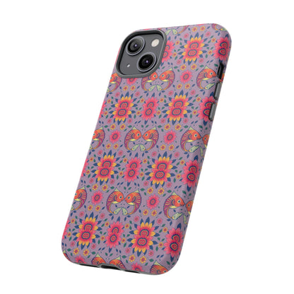 Tough Cases, Pisces, Zodiac v3, Flower Pattern
