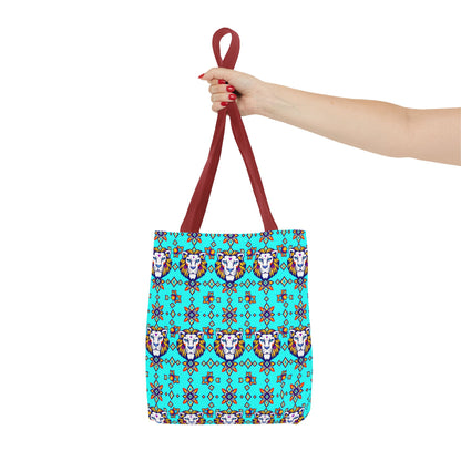 Tote Bag (AOP), Leo, Zodiac v1, Jewel Pattern