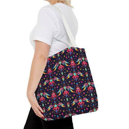Tote Bag (AOP), Virgo, Zodiac v1, Jewel Pattern