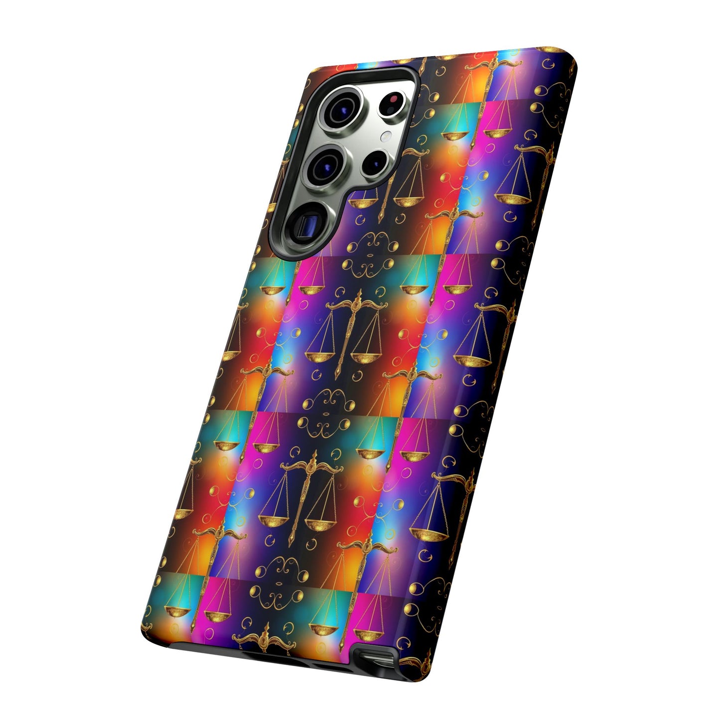 Tough Cases, Libra, Zodiac v1, Metal Pattern