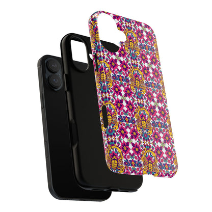 Tough Cases, Scorpio, Zodiac v2, Flower Pattern