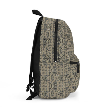 Backpack, Aries, Zodiac v2, Metal Pattern