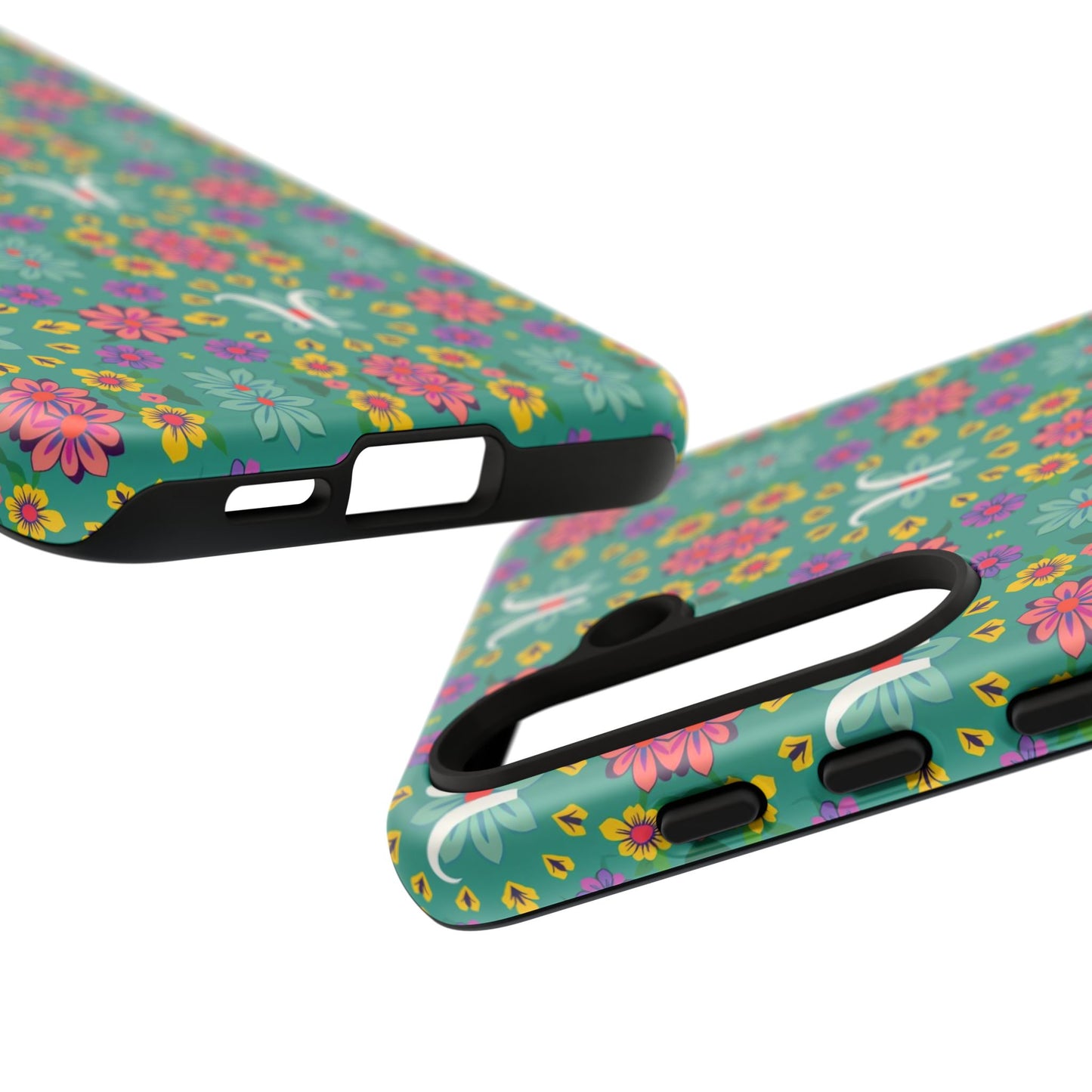 Tough Cases, Aquarius, Zodiac v4, Flower Pattern