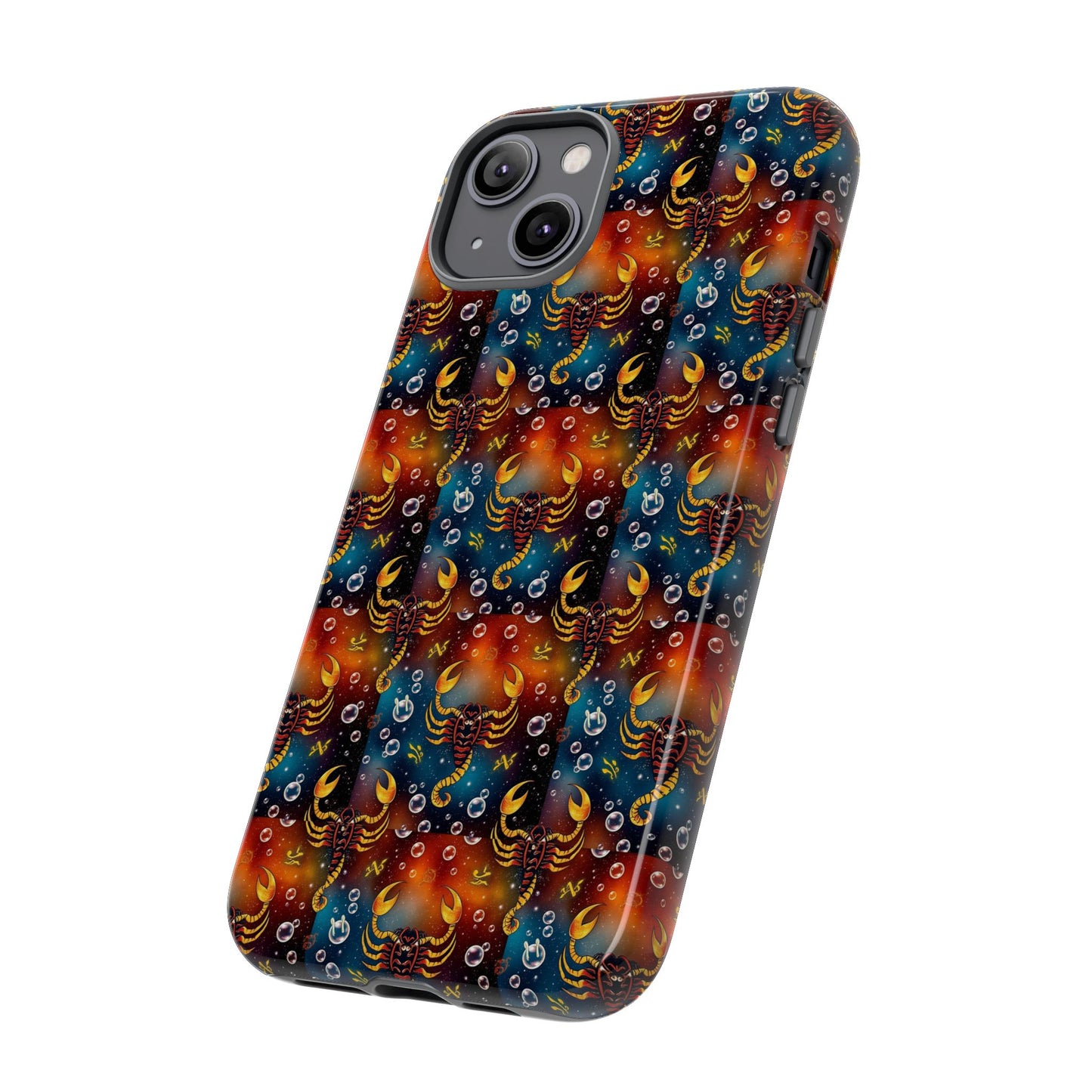 Tough Cases, Scorpio, Zodiac v2, Bubble Pattern
