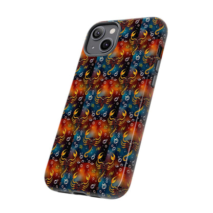 Tough Cases, Scorpio, Zodiac v2, Bubble Pattern