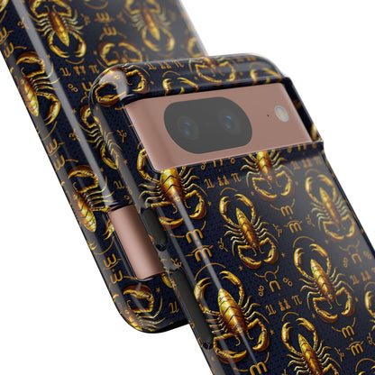 Tough Cases, Scorpio, Zodiac, Metal Pattern