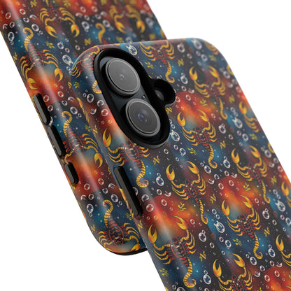 Tough Cases, Scorpio, Zodiac v2, Bubble Pattern