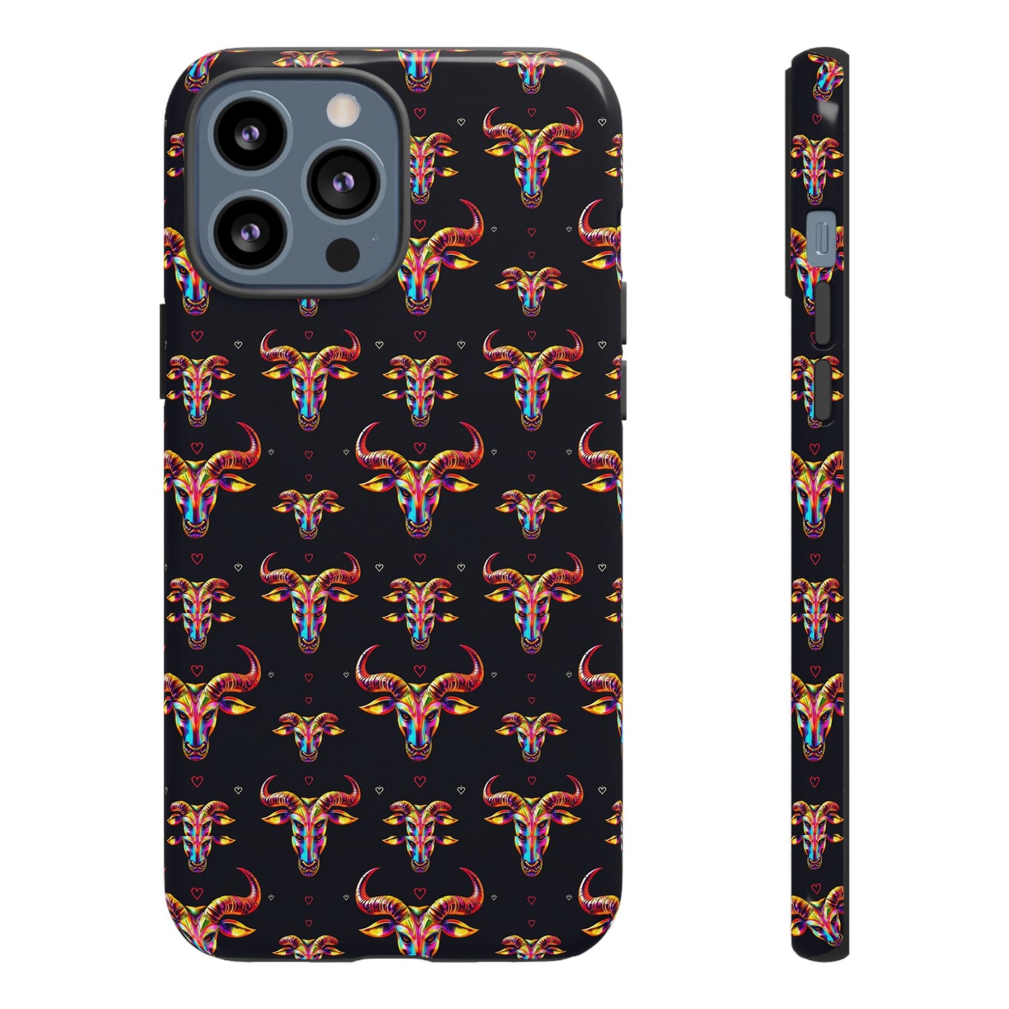 Tough Cases, Taurus, Zodiac, Metal Pattern