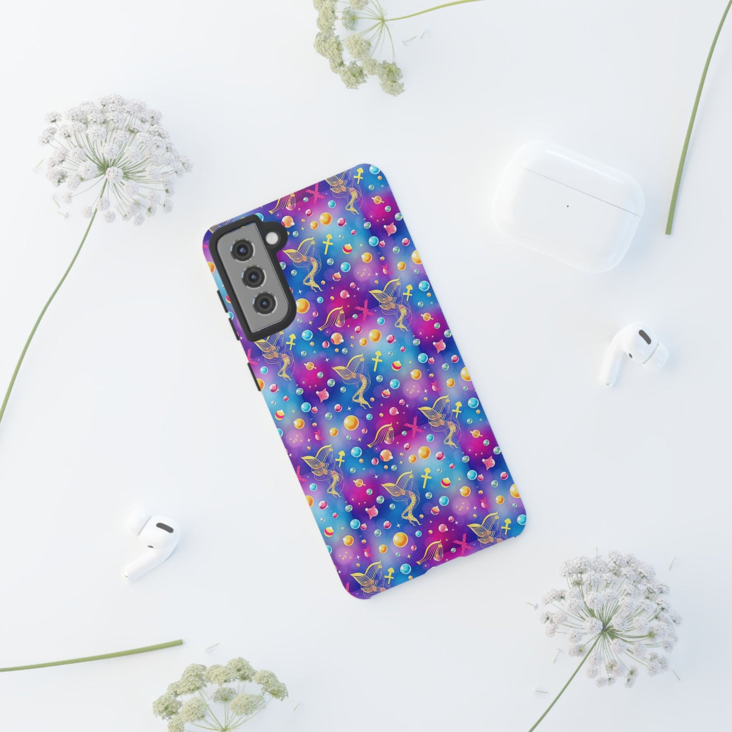 Tough Cases, Sagittarius, Zodiac v3, Bubble Pattern