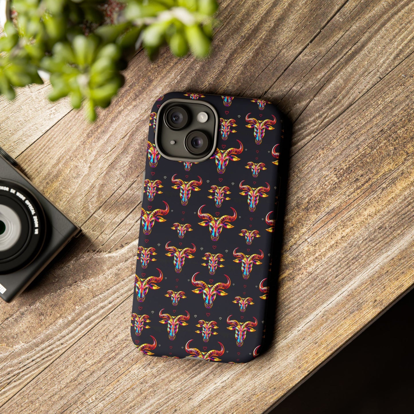Tough Cases, Taurus, Zodiac, Metal Pattern
