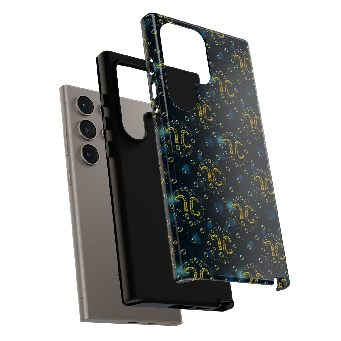 Tough Cases, Aquarius, Zodiac v2, Bubble Pattern