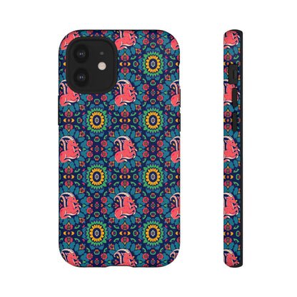 Tough Cases, Capricorn, Zodiac v1, Flower Pattern