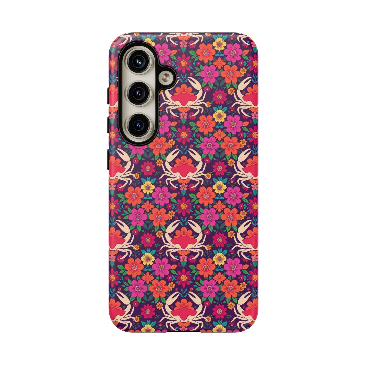 Tough Cases, Cancer, Zodiac v1, Flower Pattern
