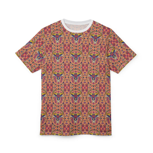 Unisex Cut & Sew T-Shirt, AOP, Taurus, Zodiac v1, Pattern