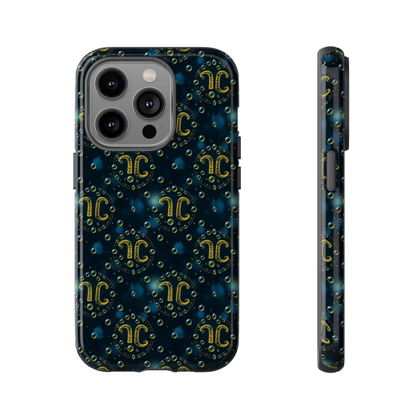 Tough Cases, Aquarius, Zodiac v2, Bubble Pattern