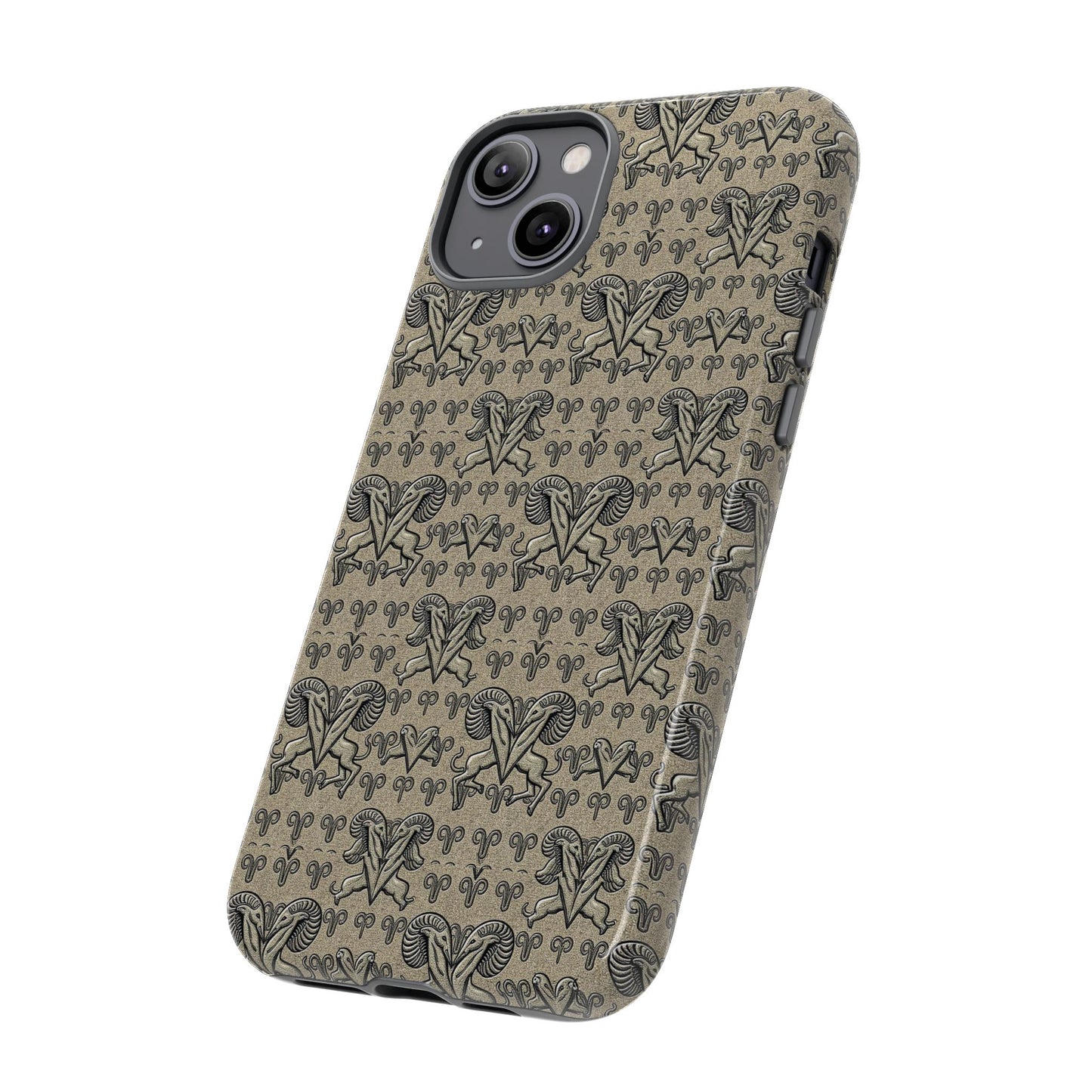 Tough Cases, Aries, Zodiac, Metal Pattern