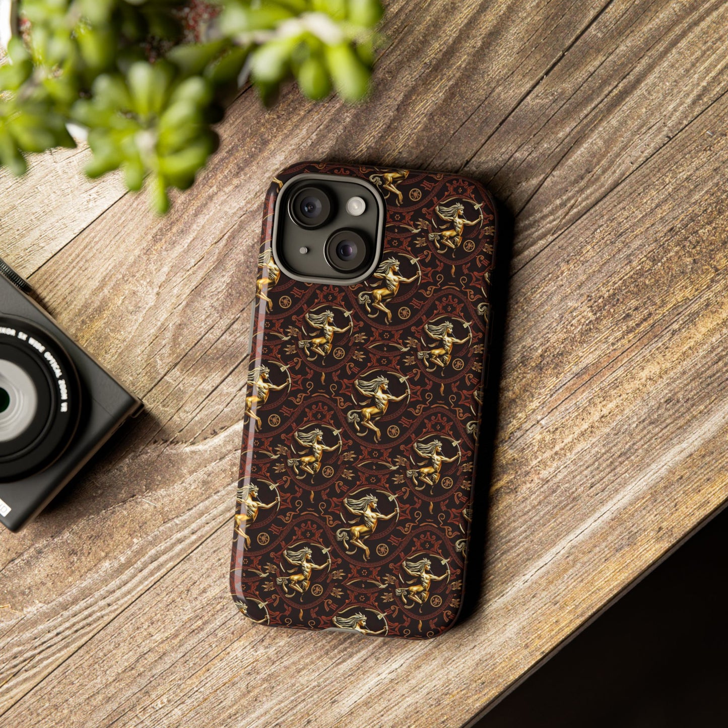 Tough Cases, Sagittarius, Zodiac, Metal Pattern