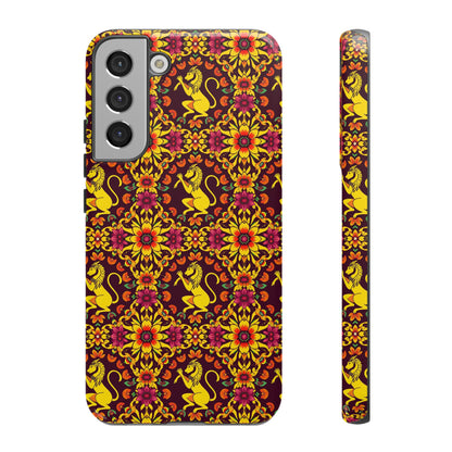 Tough Cases, Virgo, Zodiac v1, Flower Pattern