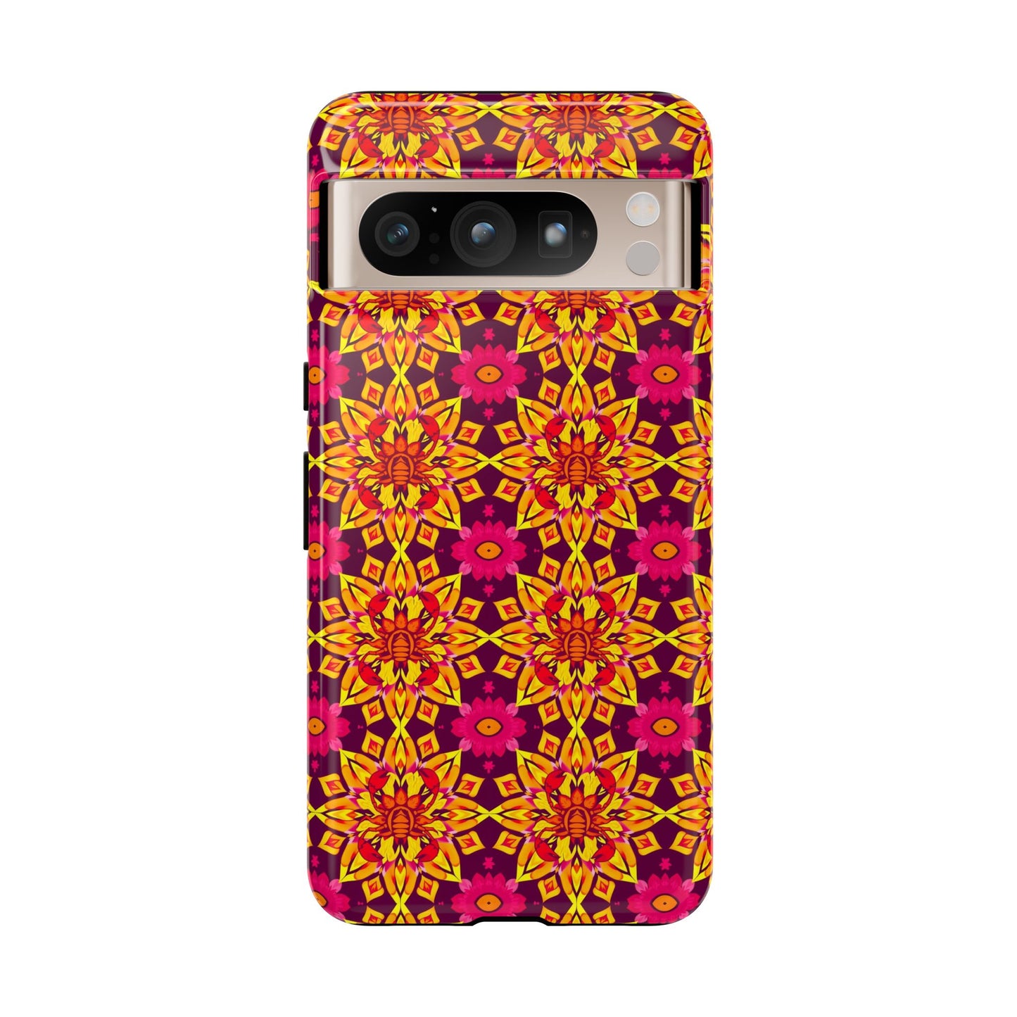 Tough Cases, Scorpio, Zodiac v1, Flower Pattern