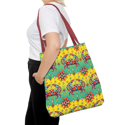 Tote Bag (AOP), Cancer, Zodiac, Jewel Pattern