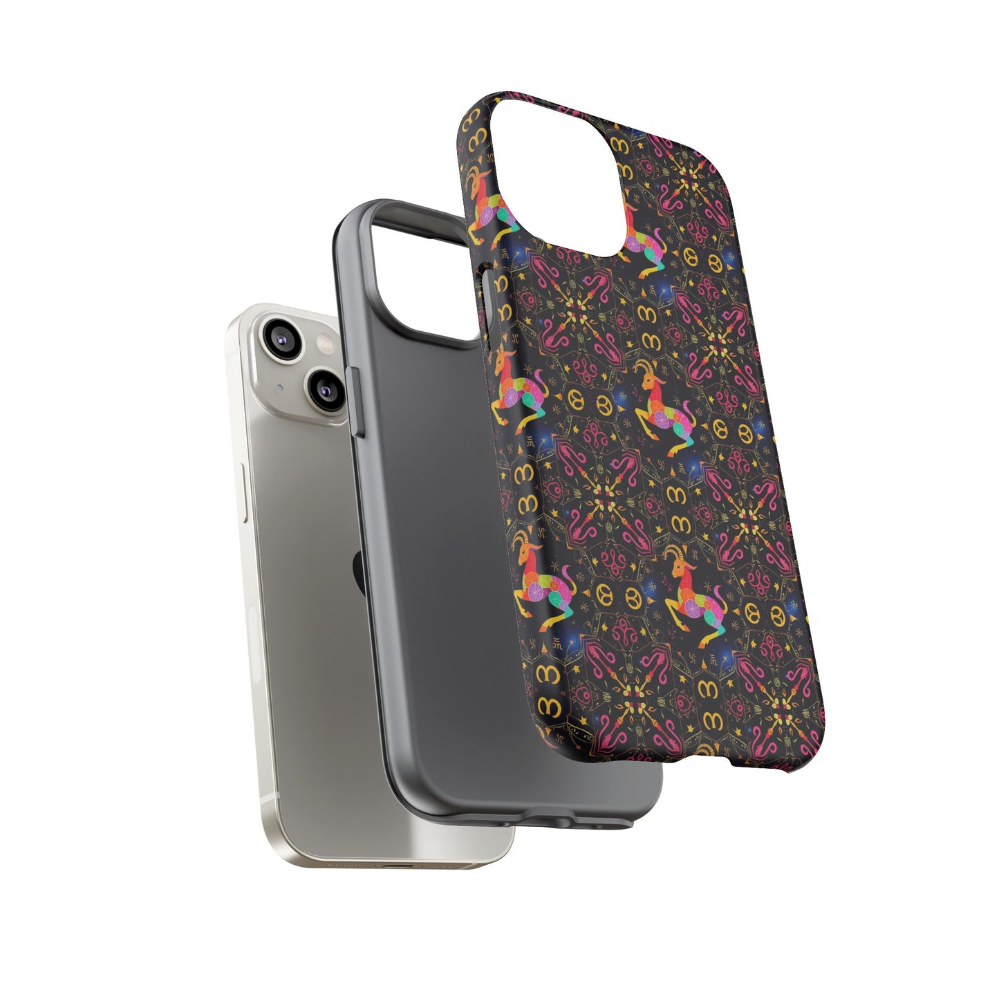 Tough Cases, Capricorn, Zodiac v2, Metal Pattern