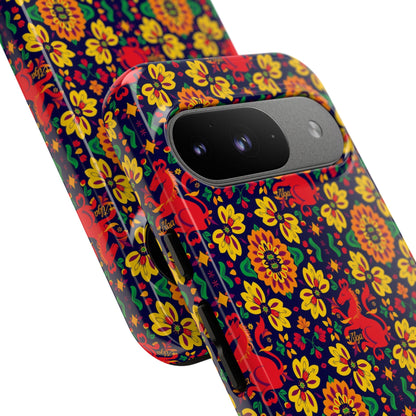 Tough Cases, Virgo, Zodiac v2, Flower Pattern