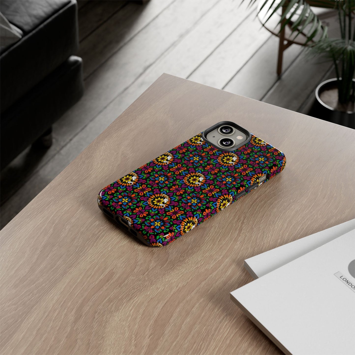 Tough Cases, Capricorn, Zodiac v2, Flower Pattern